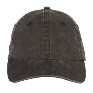 Native Spirit Unisex Adult Faded Washed Baseball Cap / Black